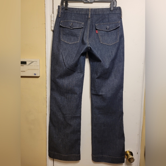 Levi's Women's Black Straight Jeans Classic Style Size 10M - Picture 3 of 16